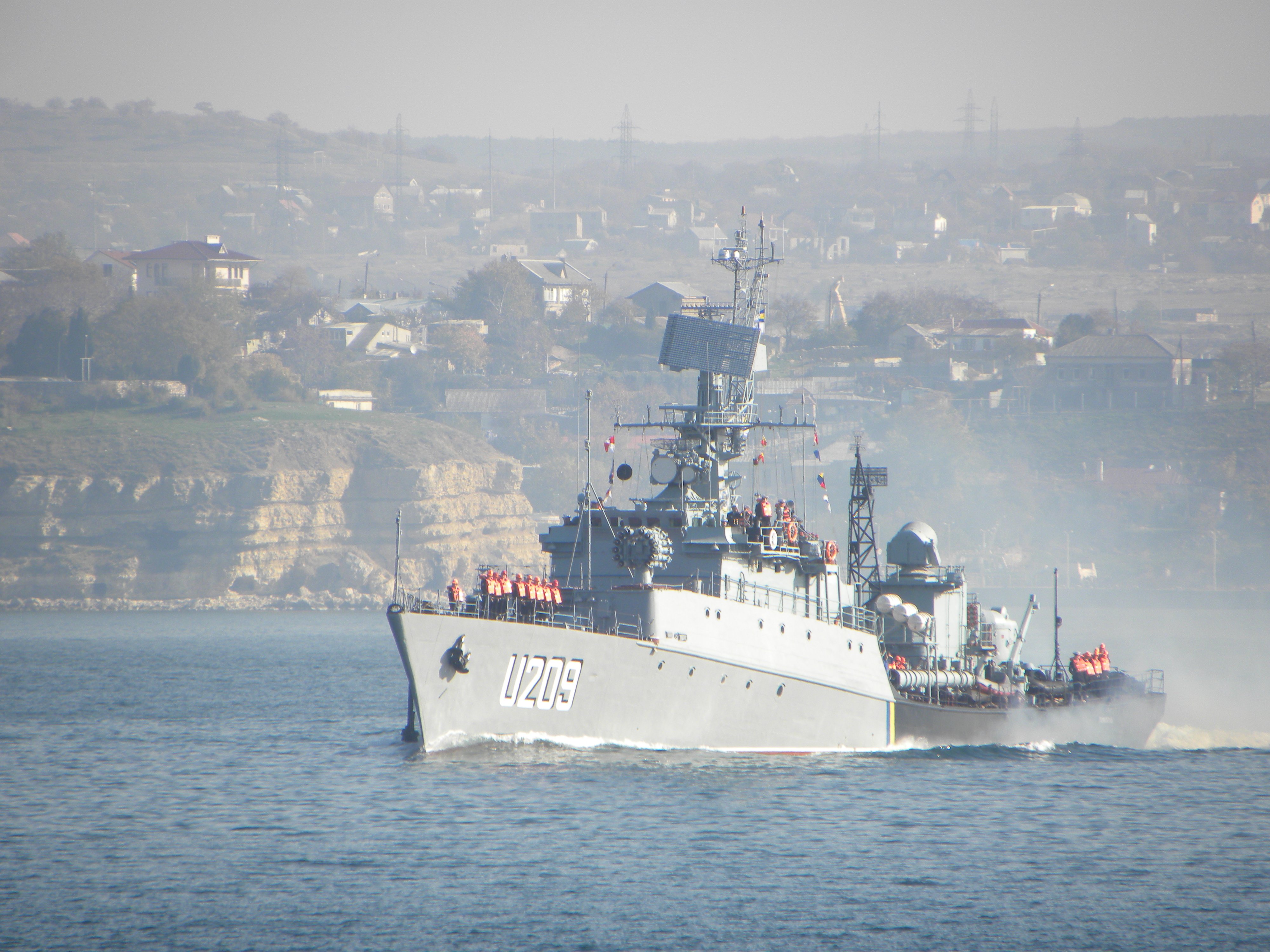 Корвет “Тернопіль” виконав перший у новому році контрольний вихід у море