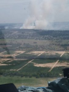 До гасіння лісової пожежі під Новою Каховкою залучили військових