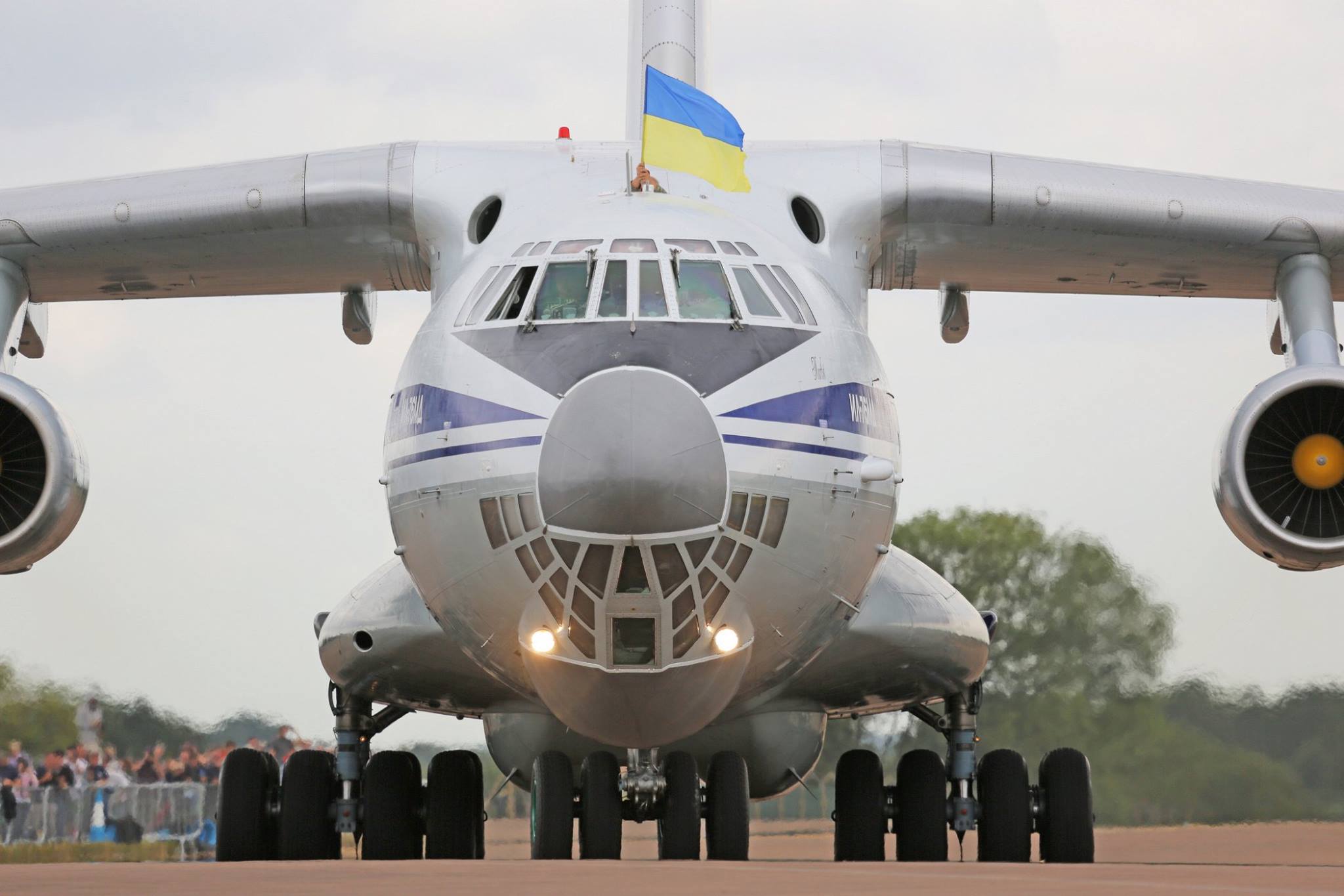 Прибуття українських літаків на «The Royal International Air Tattoo — 2017»