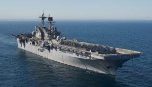 Десантний корабель USS Makin Island став у сухий док