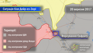 Ситуація біля міста Дейр-ез-Зорі у Сирії