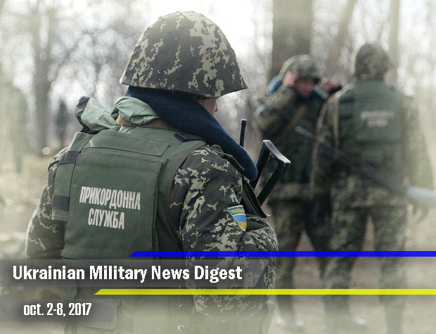 Ukrainian Military News Digest for oct. 2-8, 2017