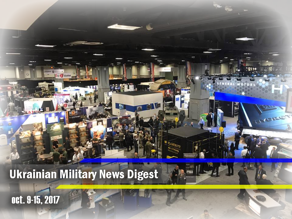 Ukrainian Military News Digest for oct. 9-15, 2017