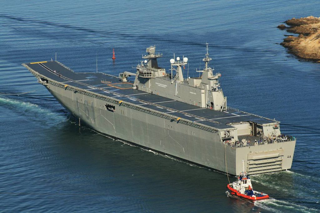 УДК Juan Carlos. Фото: ВМС Іспанії