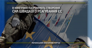 В Німеччині підтримують створення Сил швидкого реагування ЄС