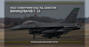 Небо Словаччини буде під захистом винищувачів F-16