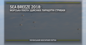 Sea Breeze 2018: морська піхота здійснює парашутні стрибки