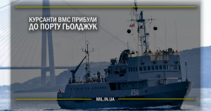 Курсанти ВМС прибули до порту Гьолджук 