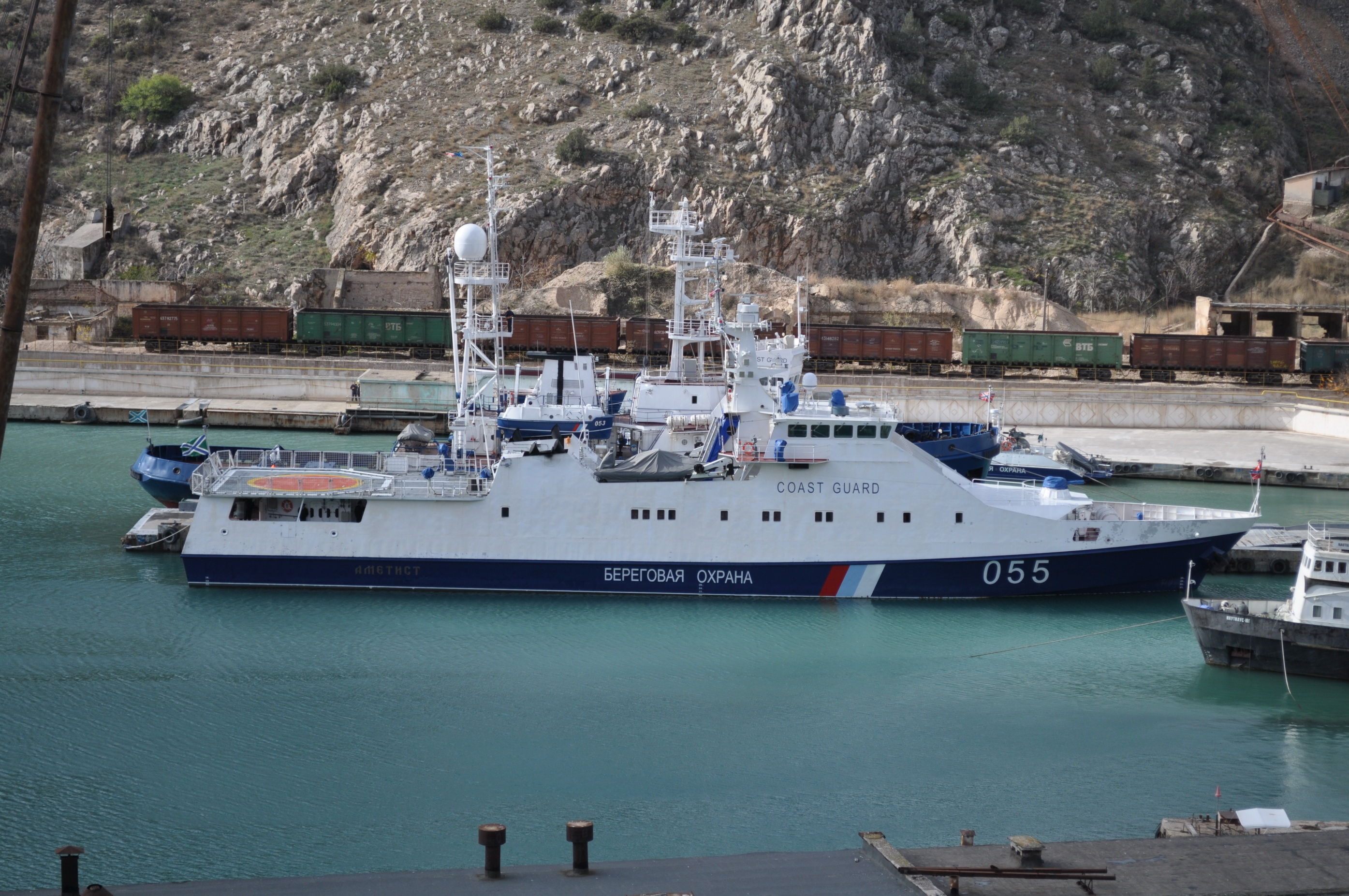 The Rubin-class patrol boat Ametist. Photo credits: Russian media