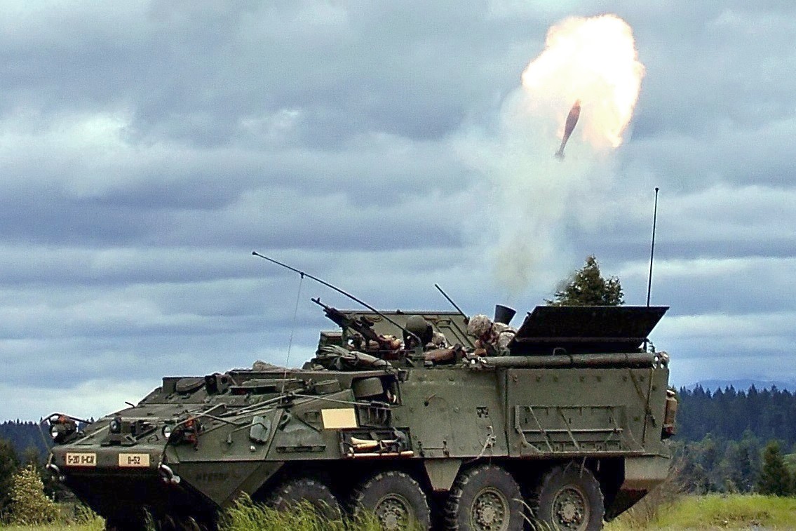 The M1129 Mortar Carrier. Photo credits: Wikipedia