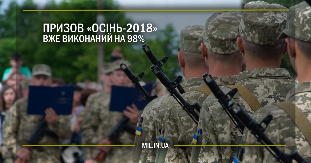 Призов “Осінь-2018” вже виконаний на 98%