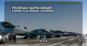 Російська ударна авіація в Криму та на кордоні з Україною