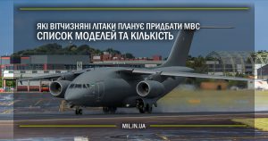 Які вітчизняні літаки планує придбати МВС. Список моделей та кількість