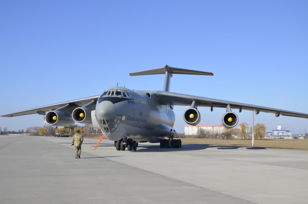 Іл-76МД перед початком операції Північний сокіл-2019 Фото: Міністерство оборони України