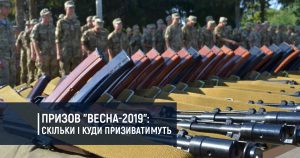 Призов “Весна-2019”: скільки і в які військові формування призиватимуть