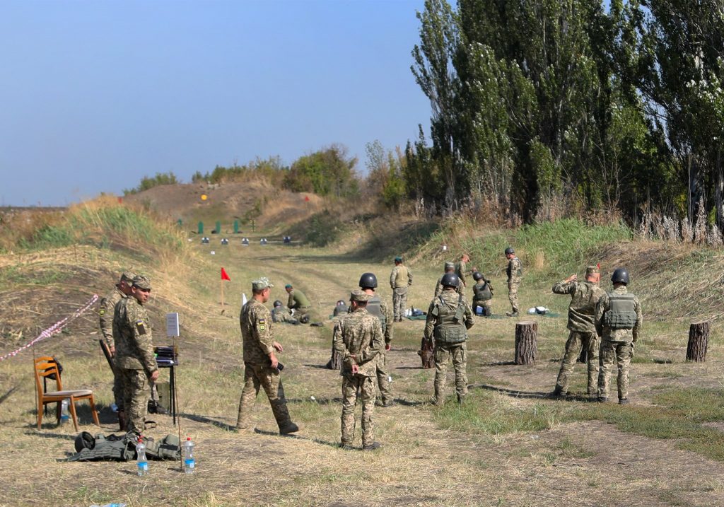 Вогнева підготовка офіцерів 109-ї бригади ТрО