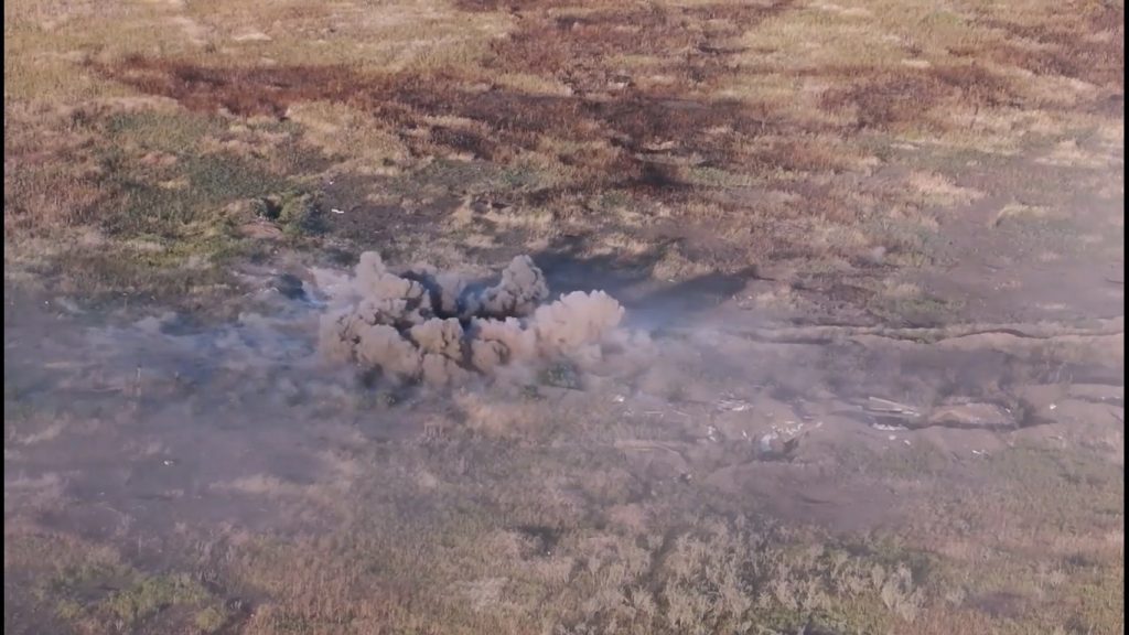 Вогневе ураження по позиціях бойовиків на Маріупольському напрямку