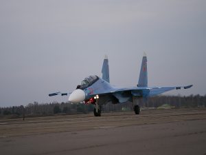 До Білорусі прибула перша пара Су-30