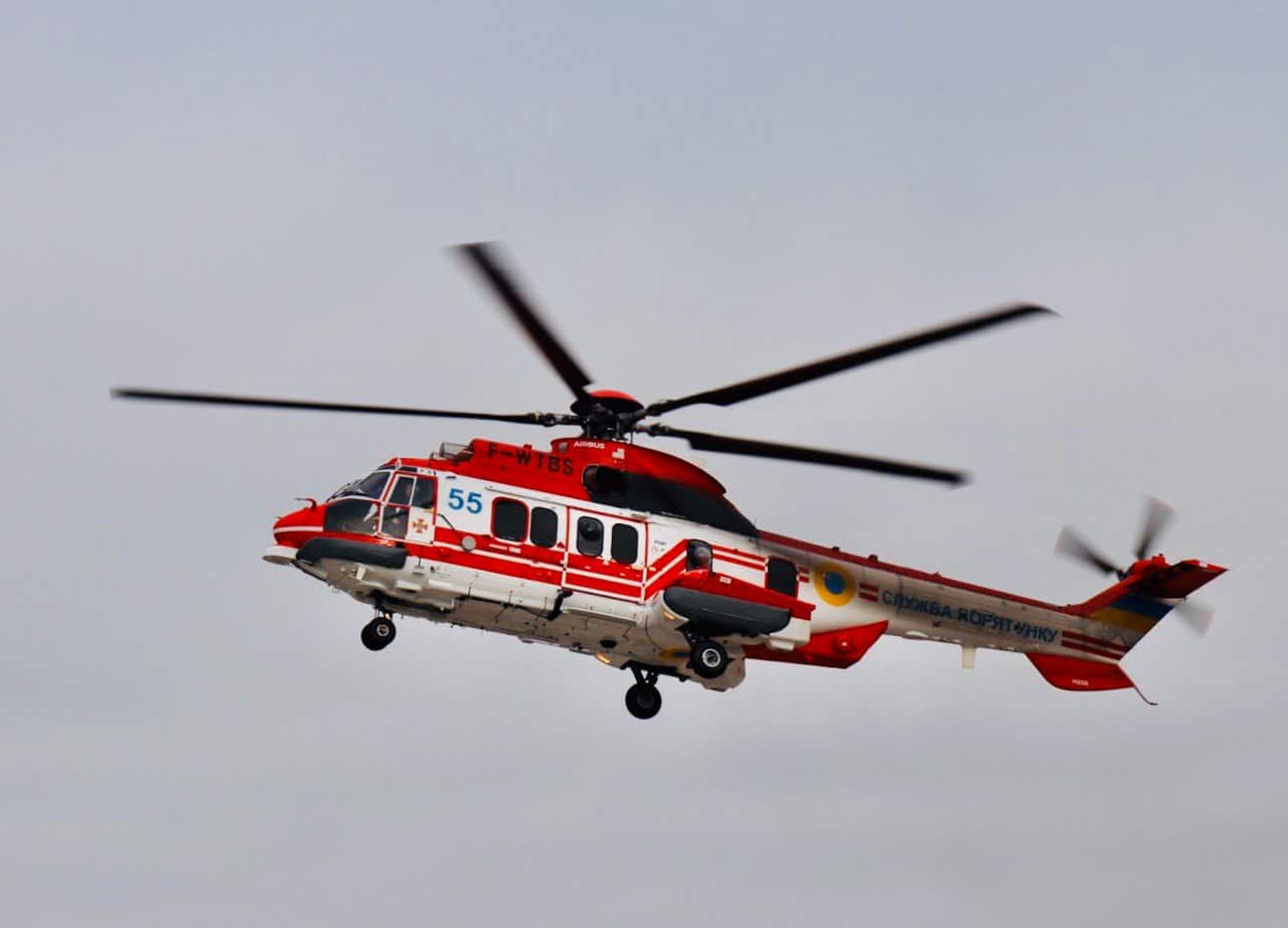 В Україну прибув H225 Super Puma для ДСНС