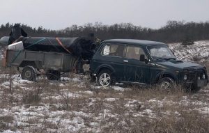 На Луганщині місцевий намагався вивезти кіль Мі-24 в Росію