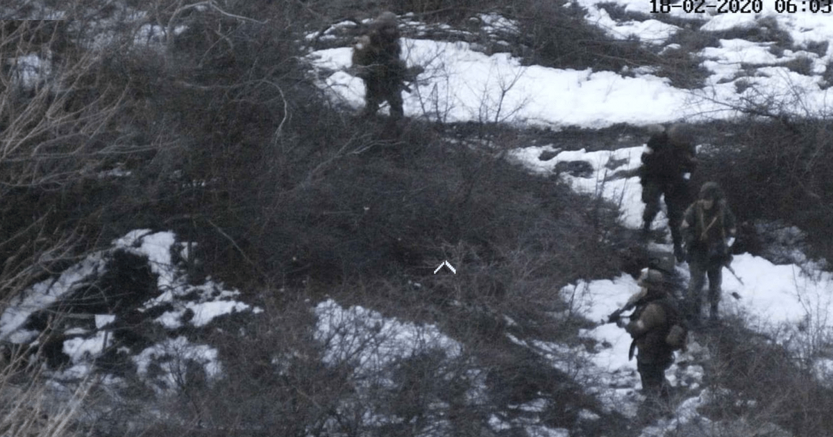 Опубліковано відео штурму бойовиками позиції ЗСУ