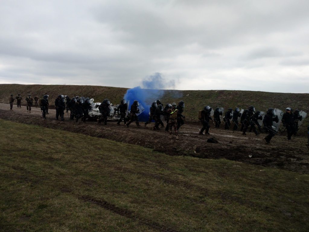 Спільні навчання миротворців. Фото: Мініоборони України