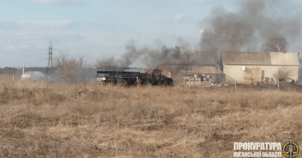 Опубліковані фотографії вантажівки ЗСУ після влучання ракети