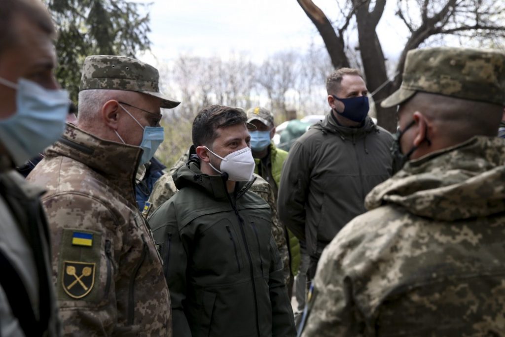 Президент України на Донеччині. Фото Міноборони.