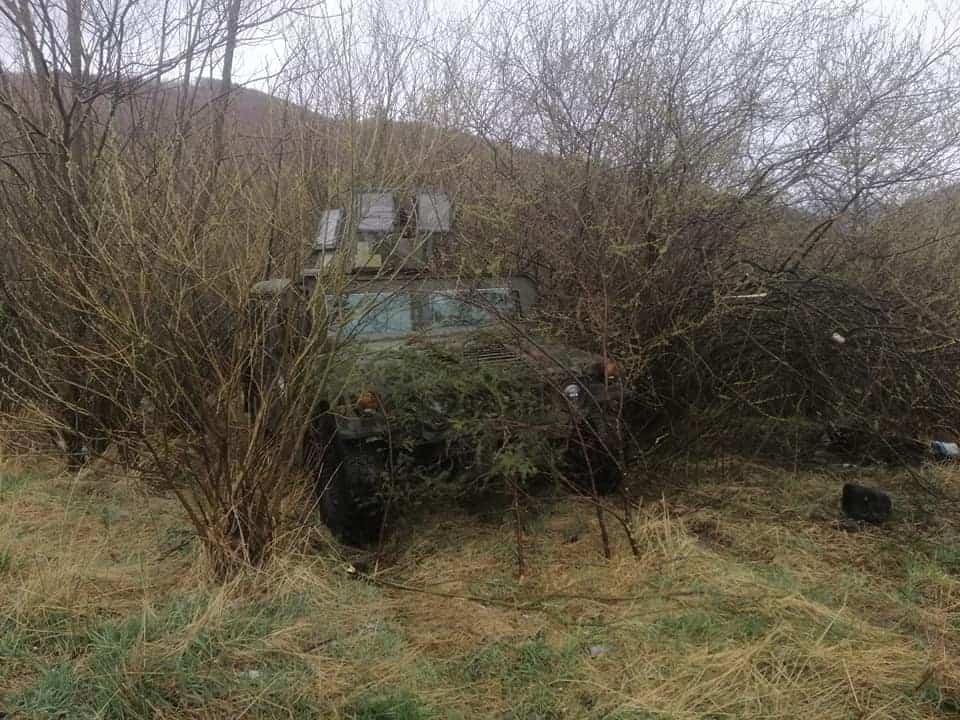 Військовий автомобіль HMMWV ЗСУ. Фото: Пресцентр ДШВ. 14.04.2020