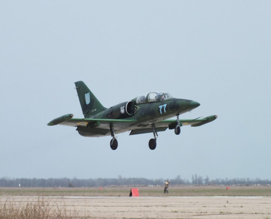 Л-39 «Альбатрос» навчально тренувальний літак ПС ЗСУ. Фото: 299 бригада тактичної авіації. Квітень 2020