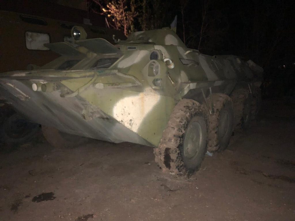 БТР-70 на колишній базі УДА