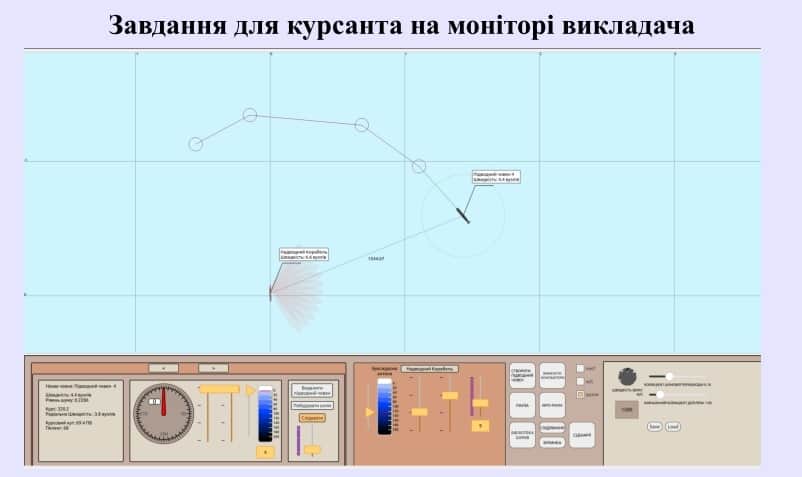 Завдання для курсантів-операторів на тренажері гідроакустичних станцій