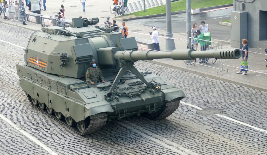 Russians use extremely rare 2S31 Vena ACS - Militarnyi