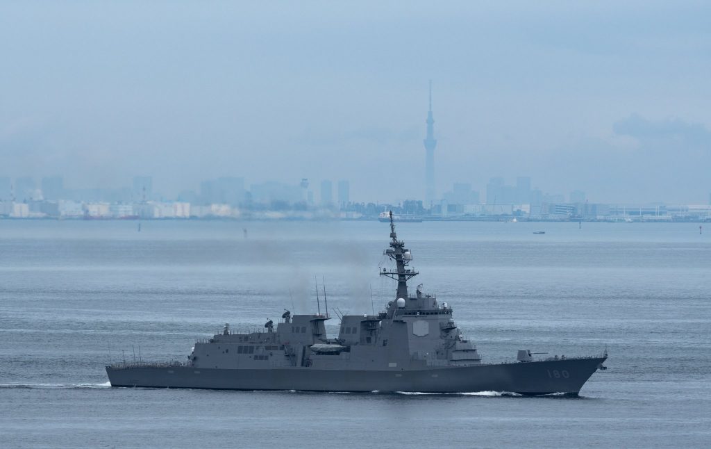 Есмінець Японії «Haguro» (DDG-180). Червень 2020. Фото: ЗМІ Японії