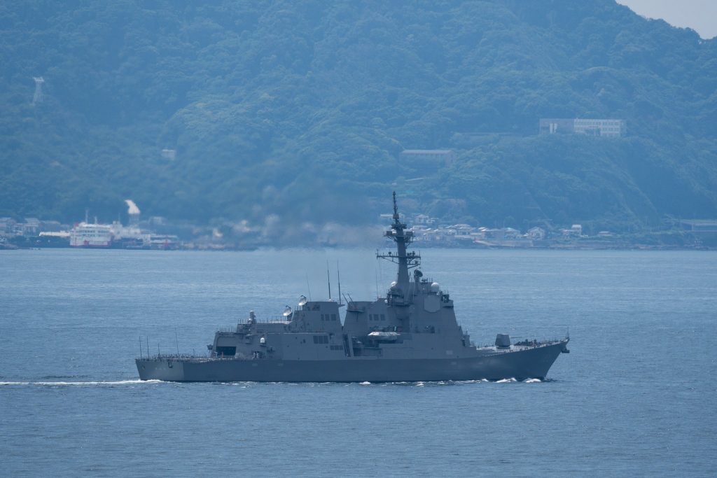 Есмінець Японії «Haguro» (DDG-180). Червень 2020. Фото: ЗМІ Японії