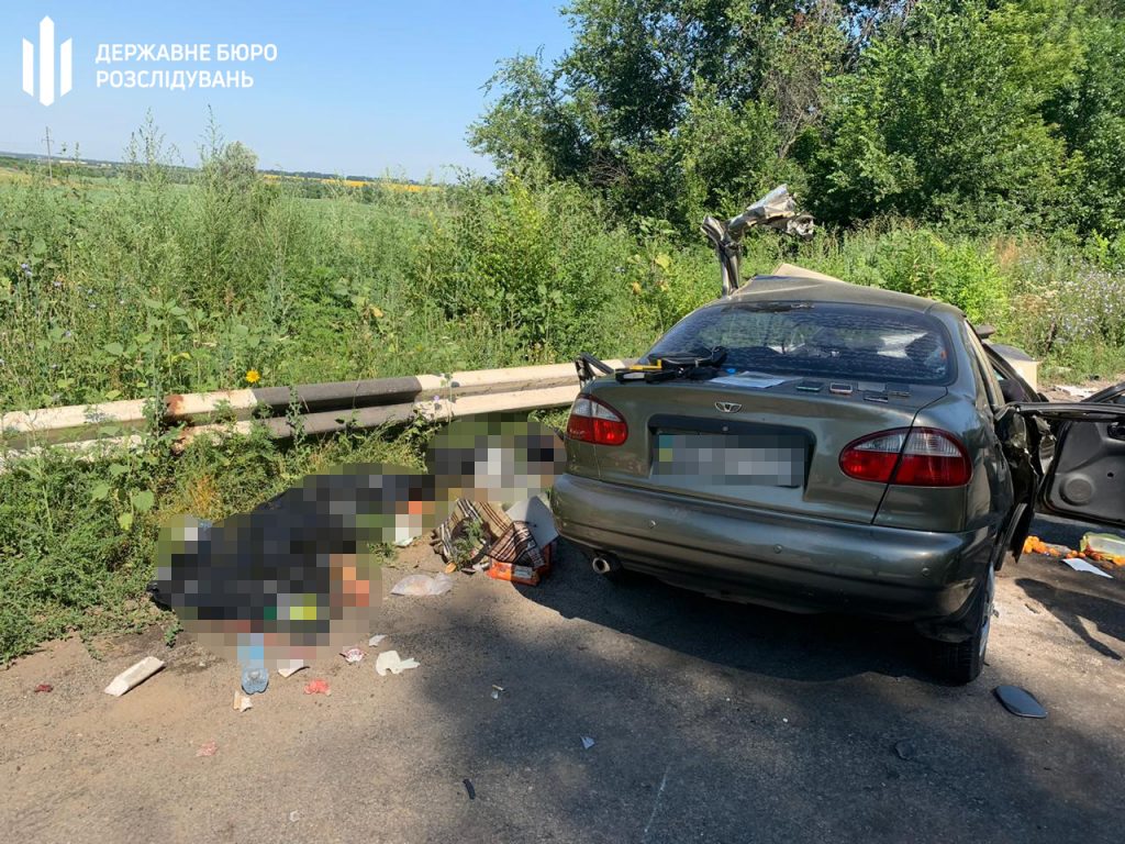 Місце ДТП з вантажівкою (20.07.2020). Фото: ДБР