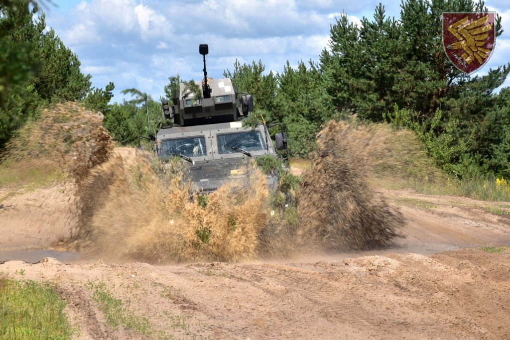 «Козак-2» на навчаннях 95 ОДШБр. Фото: ЗСУ