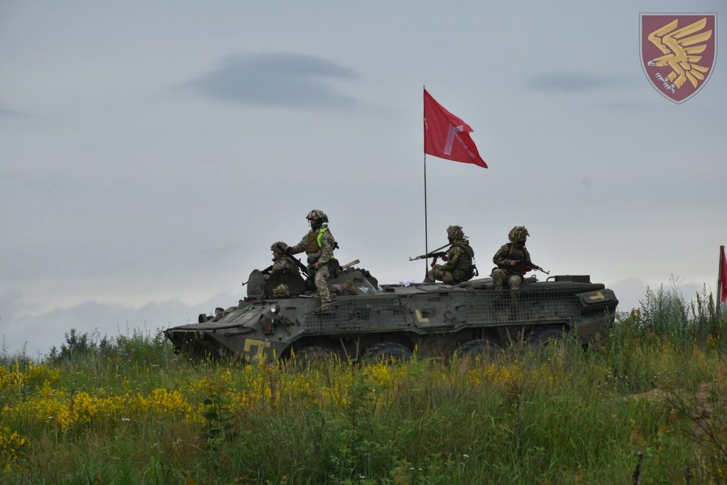 БТР-80 на навчаннях 95 ОДШБр. Фото: ЗСУ