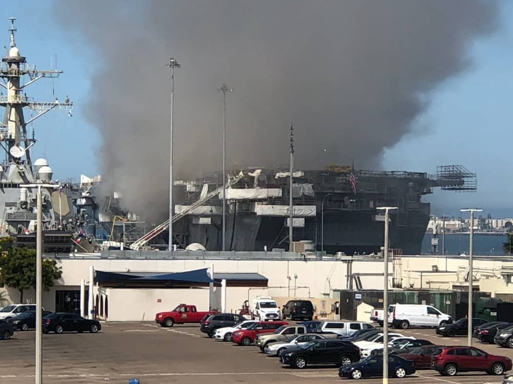 Пожежа на УДК USS Bonhomme Richard (LHD-6)