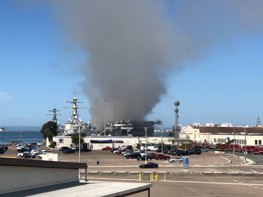 Пожежа на УДК USS Bonhomme Richard (LHD-6)