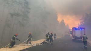 До гасіння пожежі на Луганщині залучили авіацію