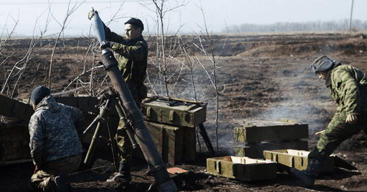 Українських військових обстріляли з мінометів