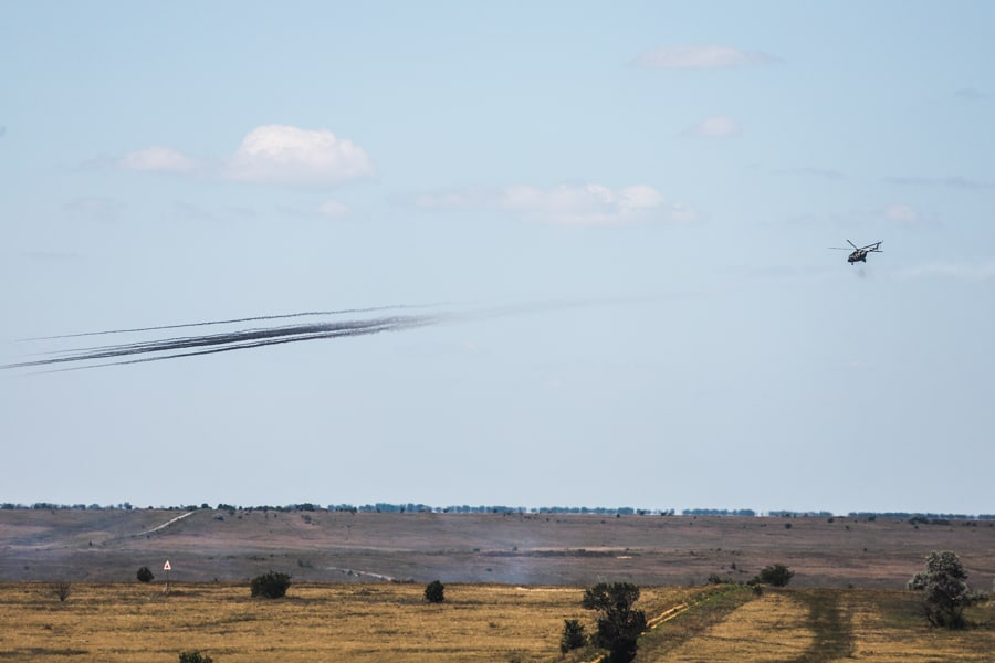 Авіація на спільних командно-штабних навчаннях «Гвардія–2020». Фото: Нацгвардія