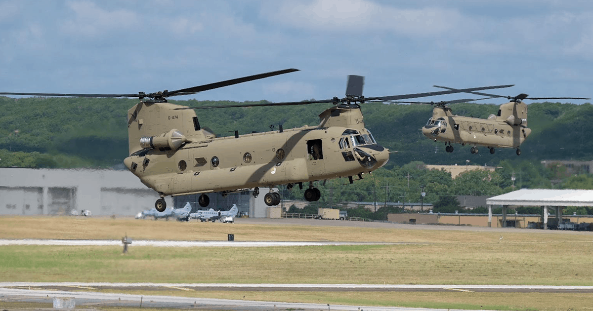 Єгипет отримає 12 нових гелікоптерів CH-47F Chinook