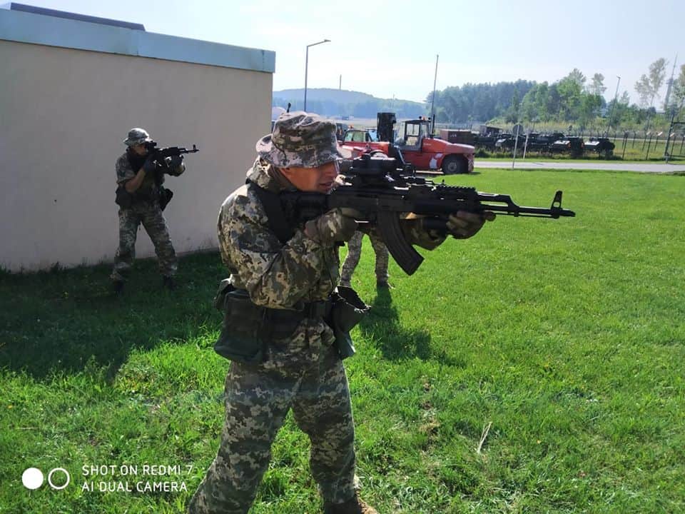 Бійці 80-ї бригади ДШВ під час тренувань у Німеччині перед Saber Junction-2020