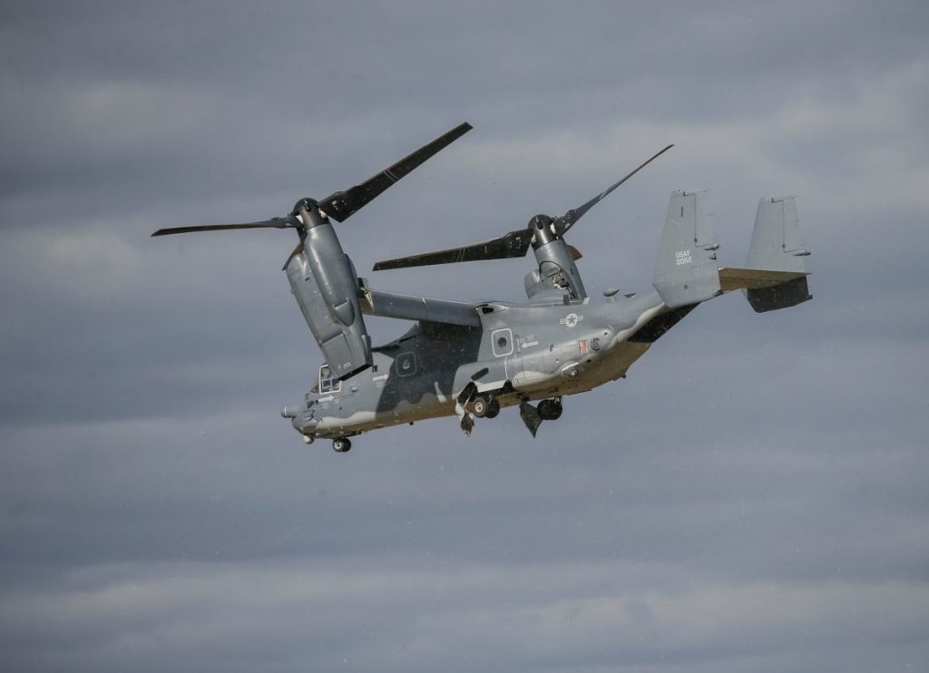 CV-22 Osprey ССО США на навчаннях в Україні. Вересень 2020. Фото: sprotyv.info