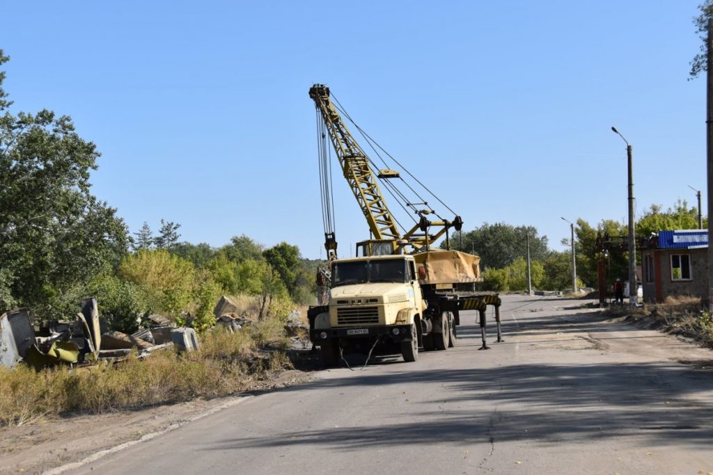 Будівництво нового КПВВ у місті Щастя Луганської області