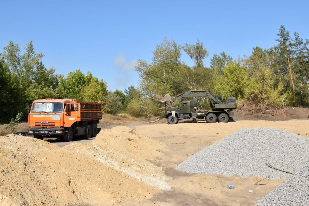 Будівництво нового КПВВ у місті Щастя Луганської області