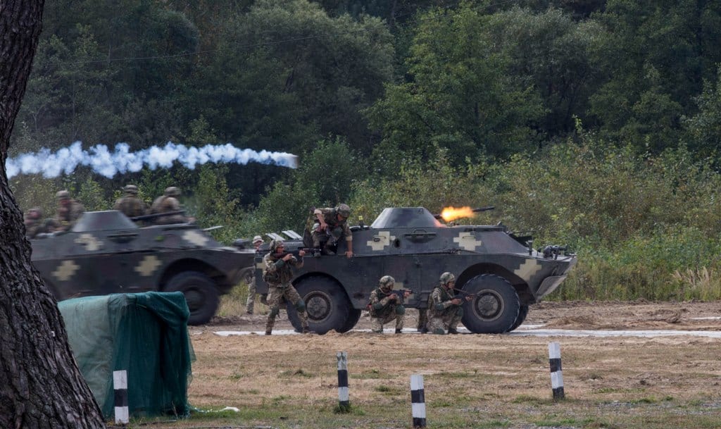 БРДМ-2 на навчаннях. Вересень 2020. Фото: АрміяІнформ