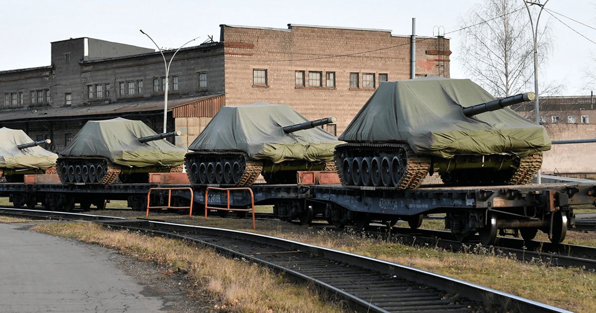 Військові Росії отримали партію танків Т-72Б3